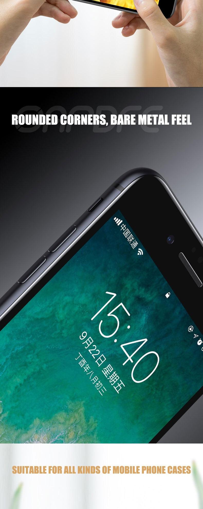 Verre protecteur intégral 11D pour modèles d'iPhone