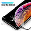 Protector de Pantalla de Vidrio Templado de Cubierta Completa de 3PCS para iPhone