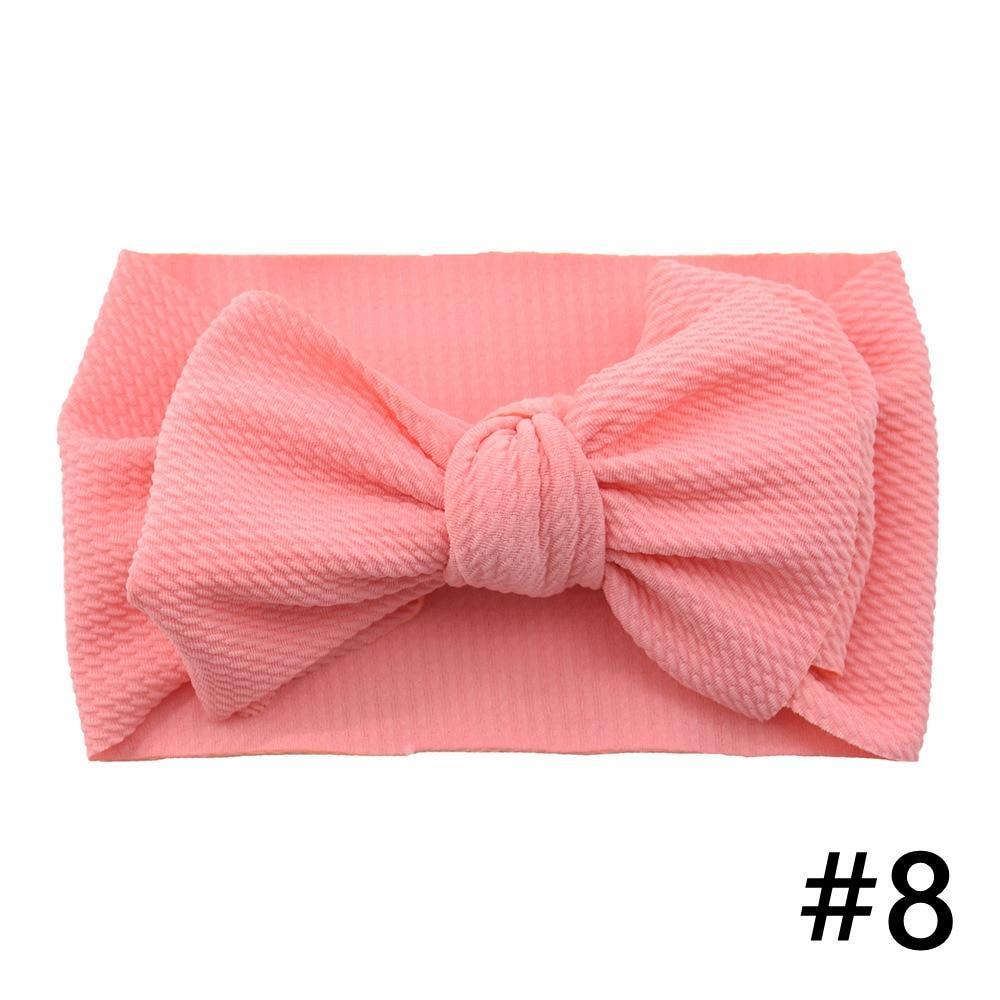 Diadema Grande con Lazo para Niñas - Accesorio de Cabello Ajustable