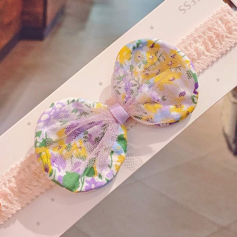 Elegant Handmade Baby Girl Hair Band with Rhinestone Crown - Perfect for Infants - Korvel