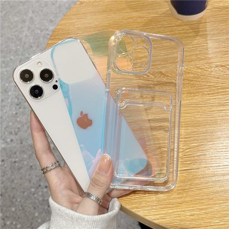 Funda de Cartera para iPhone Gradient Women Love