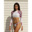 Ensemble de Maillots de Bain à Manches Longues Premium
