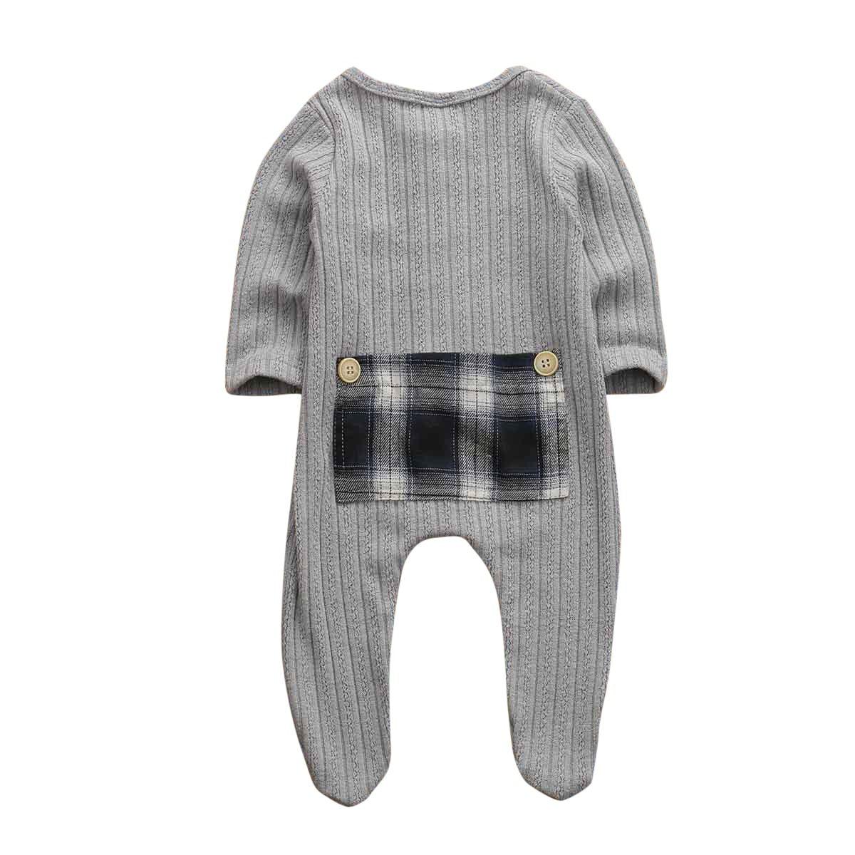 Combinaison Bébé à Manches Longues en Coton Premium pour Nouveau-nés