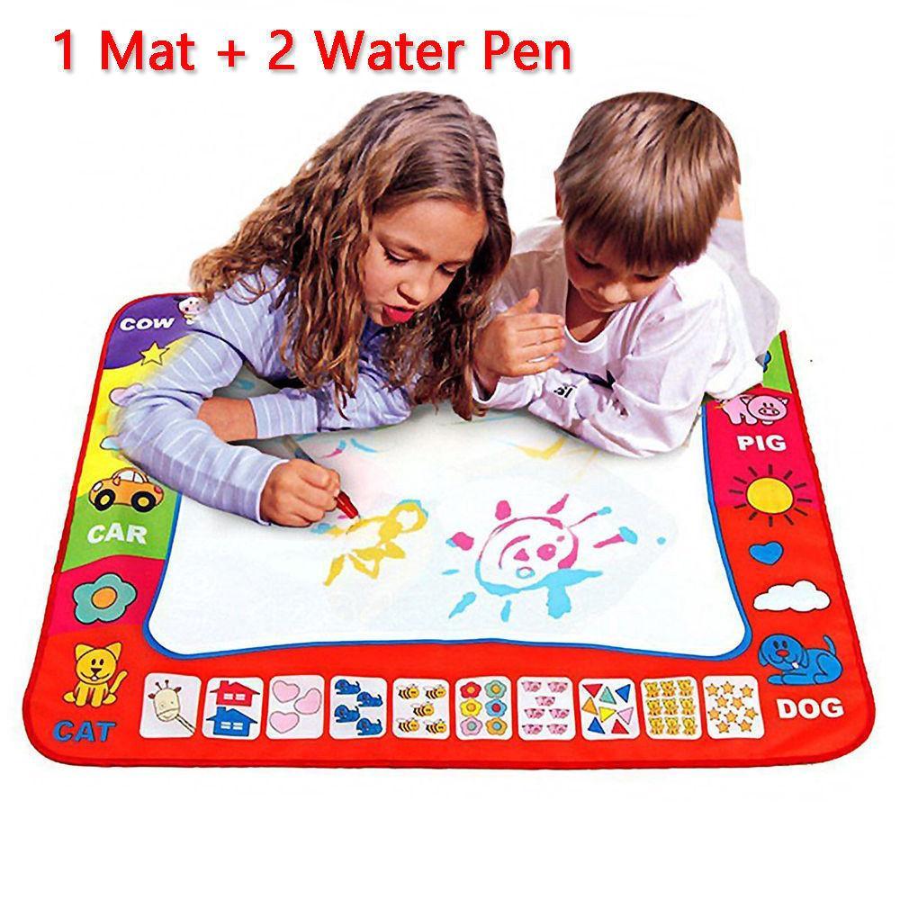 Tapis de Dessin à l'Eau Éducatif pour Enfants - 45,5 x 29 cm