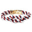 Bracelet en Nylon Tressé Multicouche Moderne et Élégant