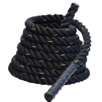 Heavy Jump Rope Skipping Rope Workout Battle Ropes for Men Women Total Body Workouts Power Training Strength Building Muscle - Korvel