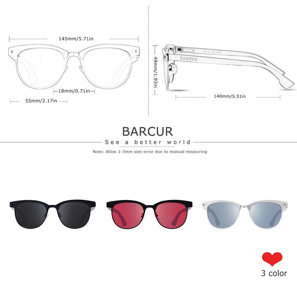Gafas de sol polarizadas elegantes de ojo de gato retro