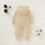 Premium Newborn Hooded Romper with Pockets