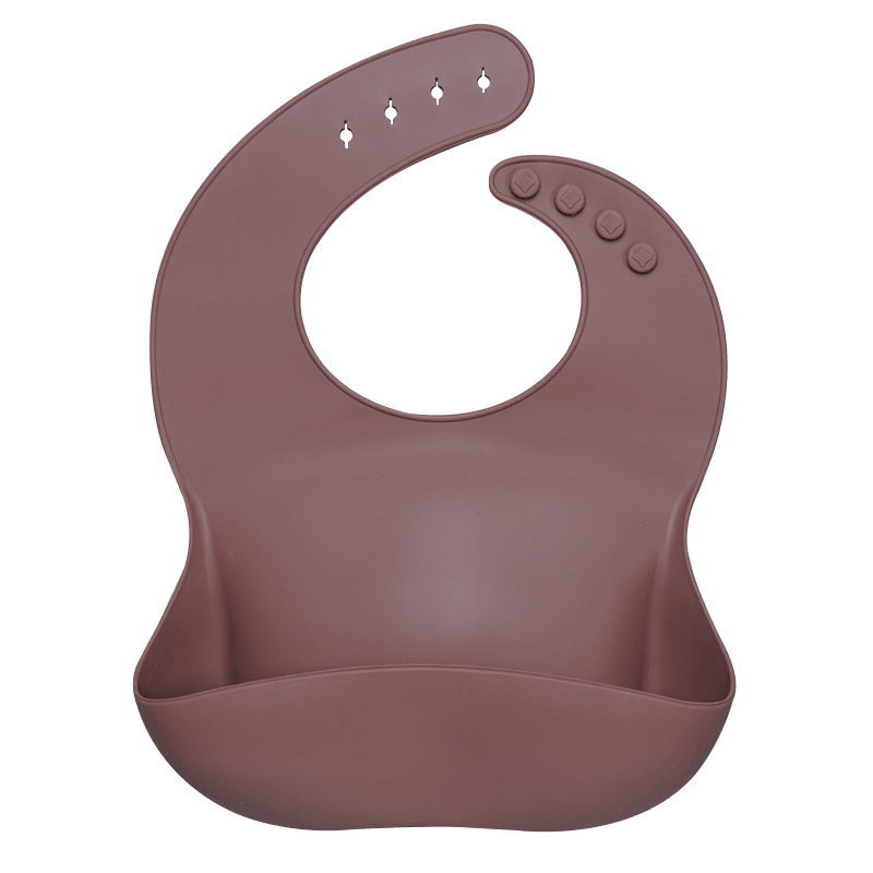 Bib de Silicona para Bebés con Pocket para Comida - Impermeable y Fácil de Limpiar
