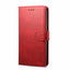 Luxury Red Leather Magnetic Flip Case for iPhone