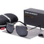 Lunettes de soleil carrées polarisées de luxe avec protection UV400