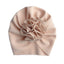 Cute Flower Turban Beanie Hat for Infants and Toddlers