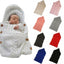 Premium Knitted Baby Swaddle Blanket for Comfort and Warmth