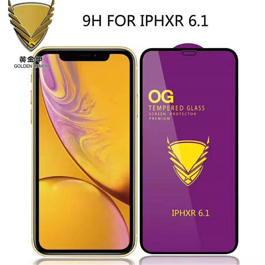 Protector de Pantalla de Vidrio Templado de 3 Piezas para Modelos de iPhone