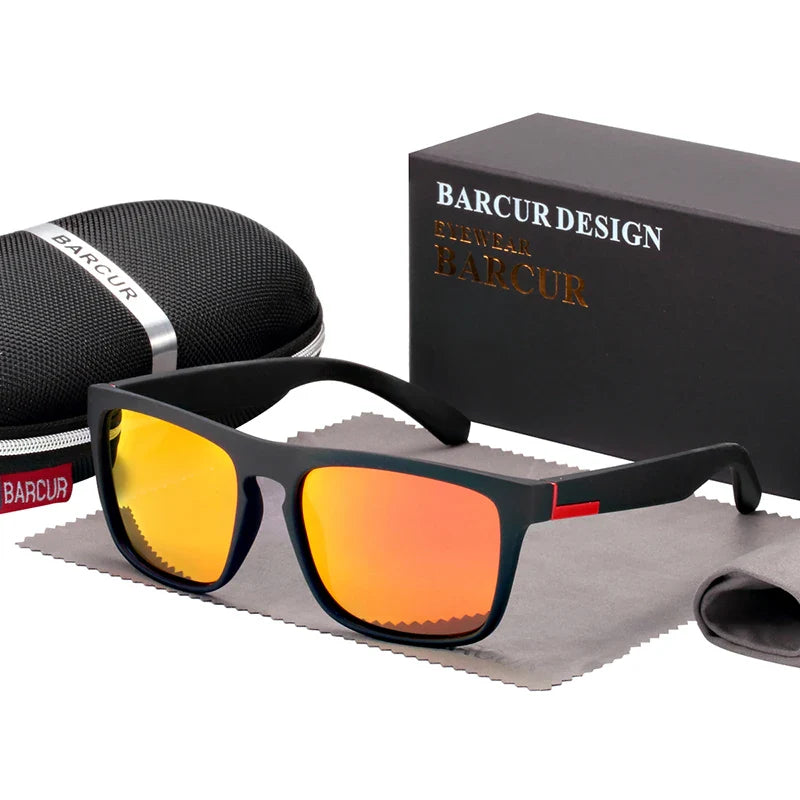 BARCUR Men's Polarized Driving Sunglasses with UV400 Protection