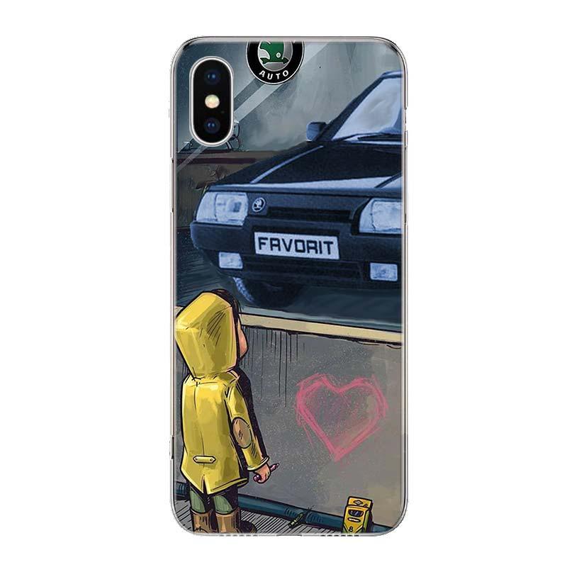 Boy See Sports Car Drift Phone Case for iPhone