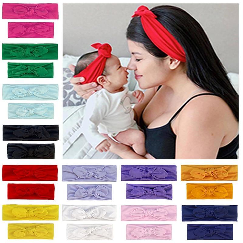 Adorable Parent-Child Rabbit Ear Headbands Set for Kids - Korvel