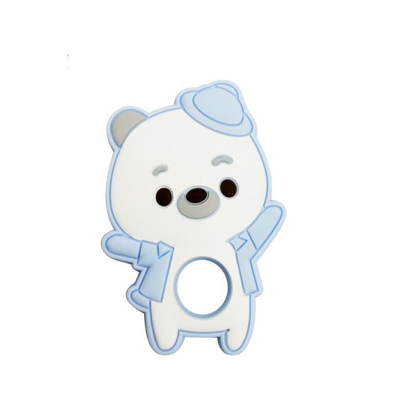 Silicone Bear Teether for Infants - Safe and Fun