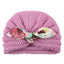 Charming Handmade Cotton Baby Turban Hat with Colorful Bow for Boys and Girls - Perfect for Autumn and Winter - Korvel