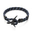 Pulsera de Ancla Negra Moderna y Elegante para Hombres y Mujeres