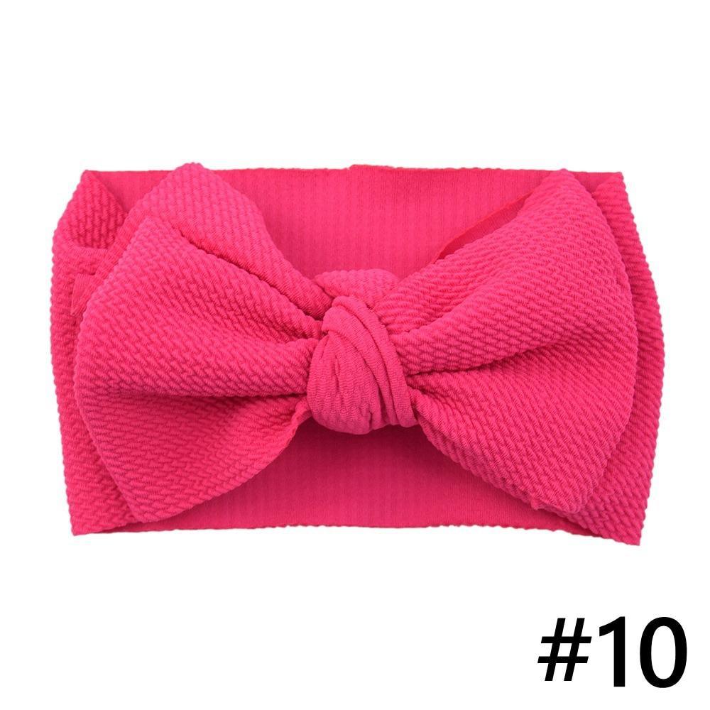 Diadema Grande con Lazo para Niñas - Accesorio de Cabello Ajustable
