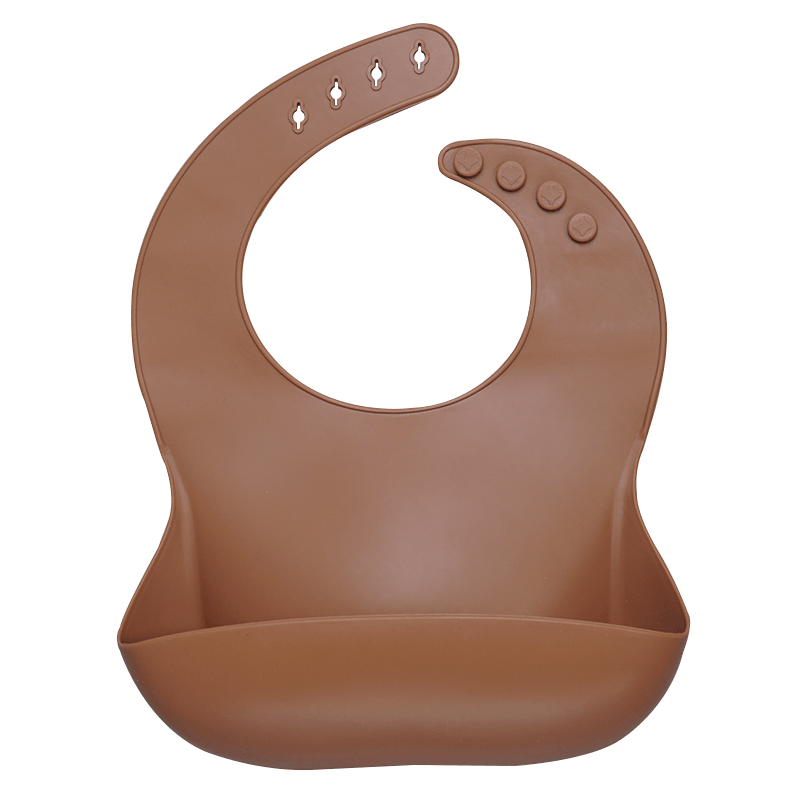 Bib de Silicona para Bebés con Pocket para Comida - Impermeable y Fácil de Limpiar