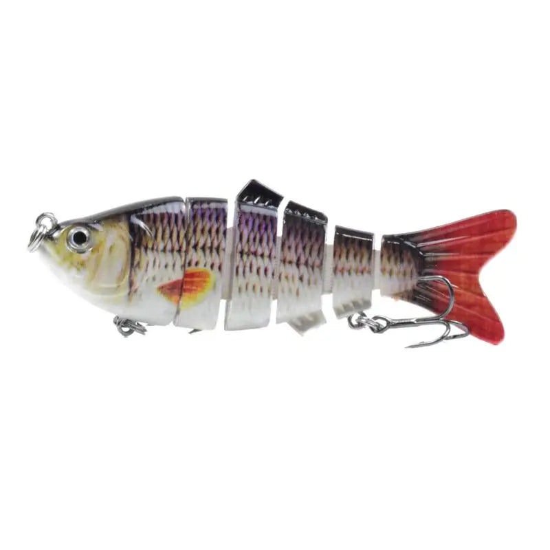10cm 16.5g Multi-section Lure With Ring Beads Simulation Luya Multi-section Lure Submerged Bionic 6-section Lure - Korvel