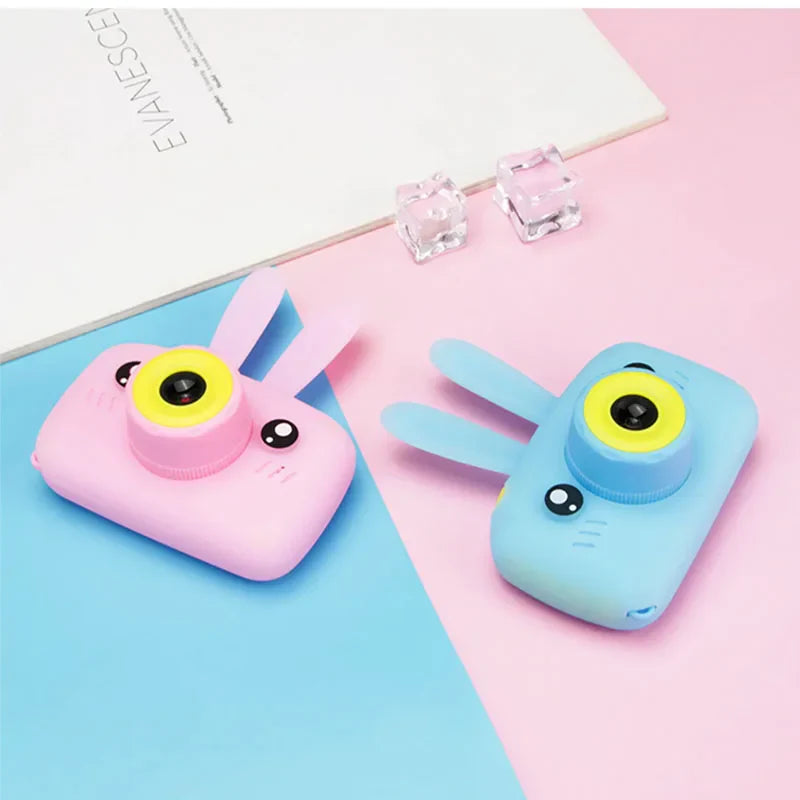 Child camera HD digital camera 2 inch cute cartoon Camera toys children birthday gift 1600w child toys Camera - Korvel