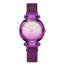Montre de Luxe à Couleur Dégradée pour Femme avec Boucle Magnétique