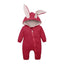 Combinaison Bébé Charmante avec Oreilles de Lapin - Jumpsuit en Coton