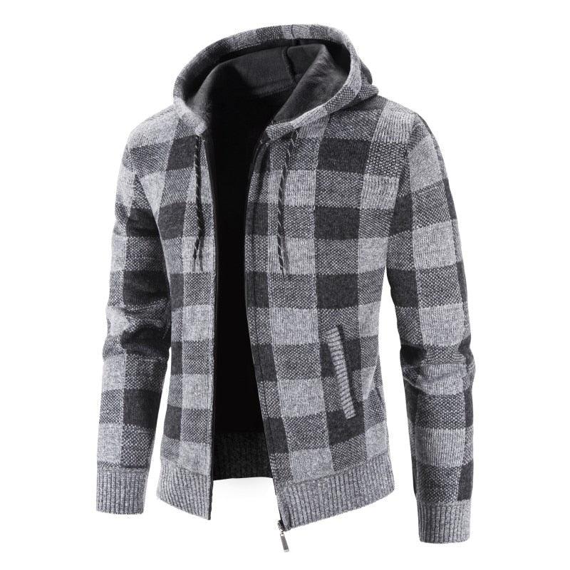 Elegant Slim Fit Fleece Jacket for Men