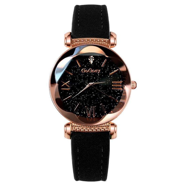 Montre de Femme Luxe Ciel Étoilé - Montre de Mode Élégante