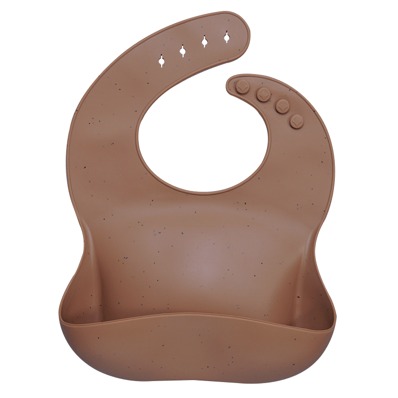Bib de Silicona para Bebés con Pocket para Comida - Impermeable y Fácil de Limpiar