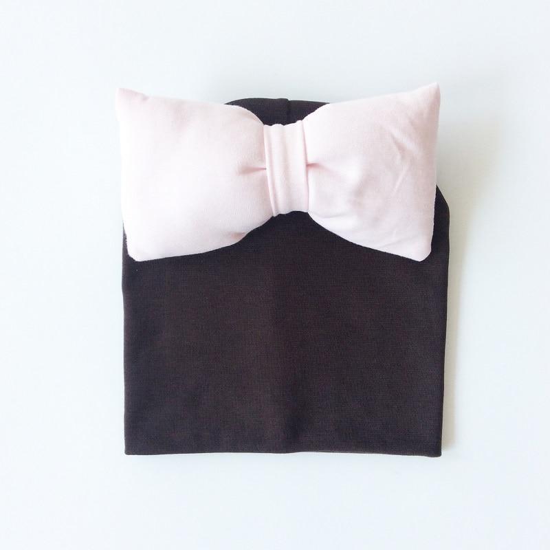 Conjunto de Sombrero y Bufanda de Algodón de Lujo para Niñas Otoño Invierno