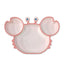 Sub-grid Silicone Sucker Tableware For Baby Cartoon Crab Anti-fall Dinner Plate Infant Kids Supplementary Food Bowl Soft Dishes - Korvel