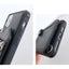 Funda cruzada de cuero de lujo con correa para billetera para iPhone