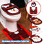 Christmas Toilet Decoration Santa Claus Bathroom Set - Korvel