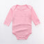 Combinaison Bébé Classique Moderne en Couleur Unie - Jumpsuit à Manches Longues en Coton