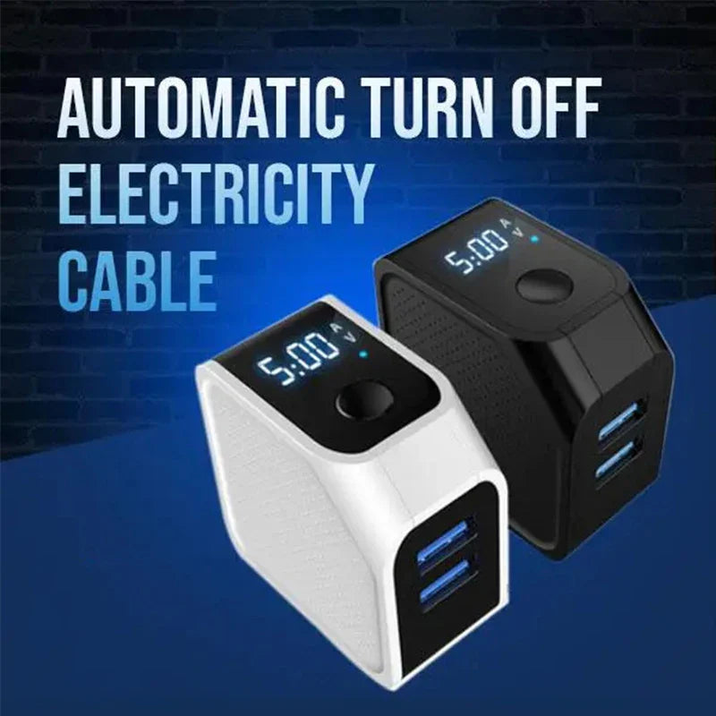 Intelligent Fast Charging Dual USB Power Adapter