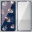 Protector de Pantalla de Vidrio Templado con Diseño de Flores en el Cielo de Moda para iPhone