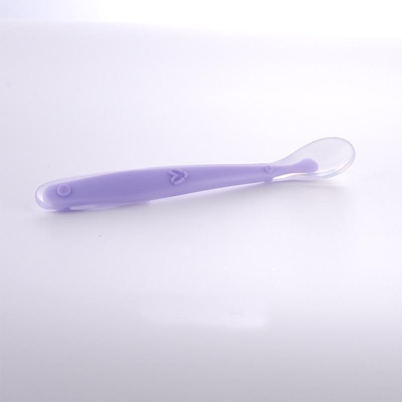 Silicone Baby Soft Soup Spoon - Colorful Feeding Essential