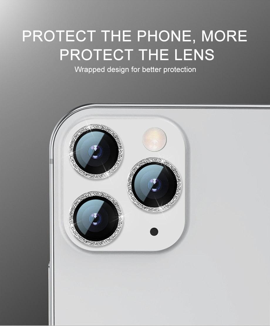 Glitter Diamond Camera Lens Protector for iPhone