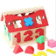 Children's Wooden Shape Matching House Toy
