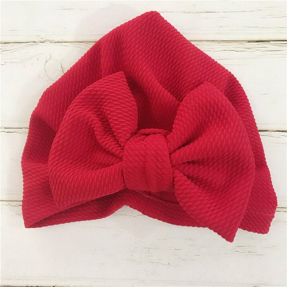 Chapeau en Tricot Élégant pour Filles Bébé avec un Grand Nœud