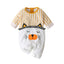Long Sleeve Cartoon Star Print Romper for Infants
