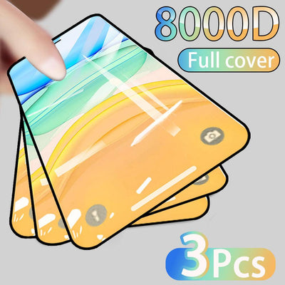Premium Full Cover Tempered Glass Screen Protector for iPhone