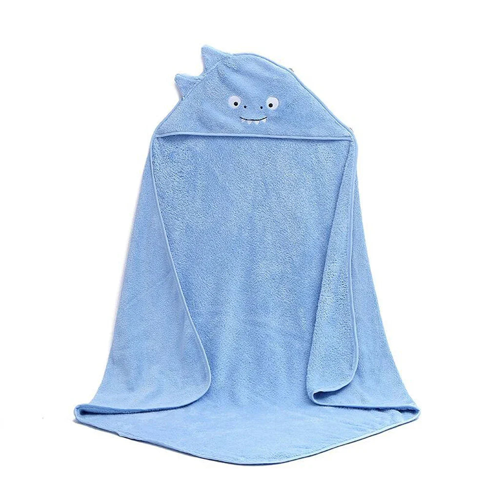 Toalla de baño con capucha para bebés - Suave forro polar para infantes