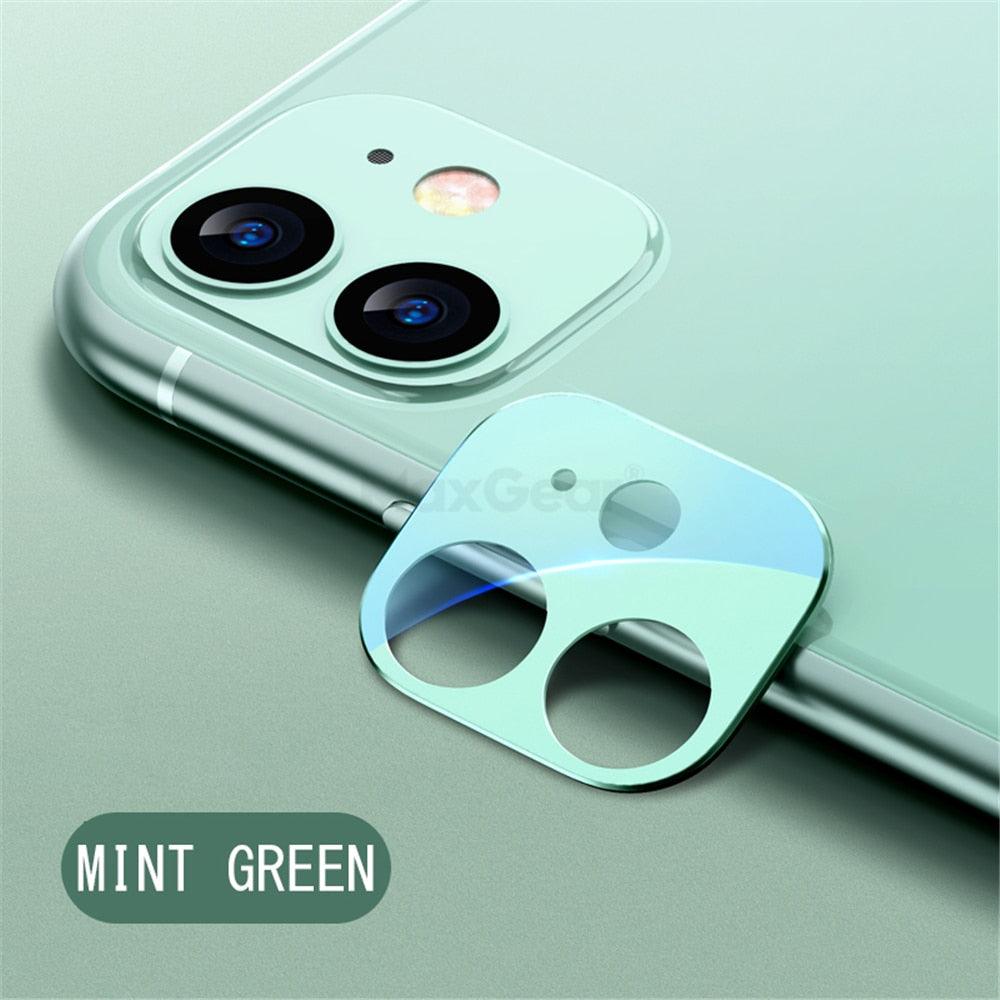 Protector de Lente de Cámara de Vidrio Templado para iPhone 12 y 11 Series