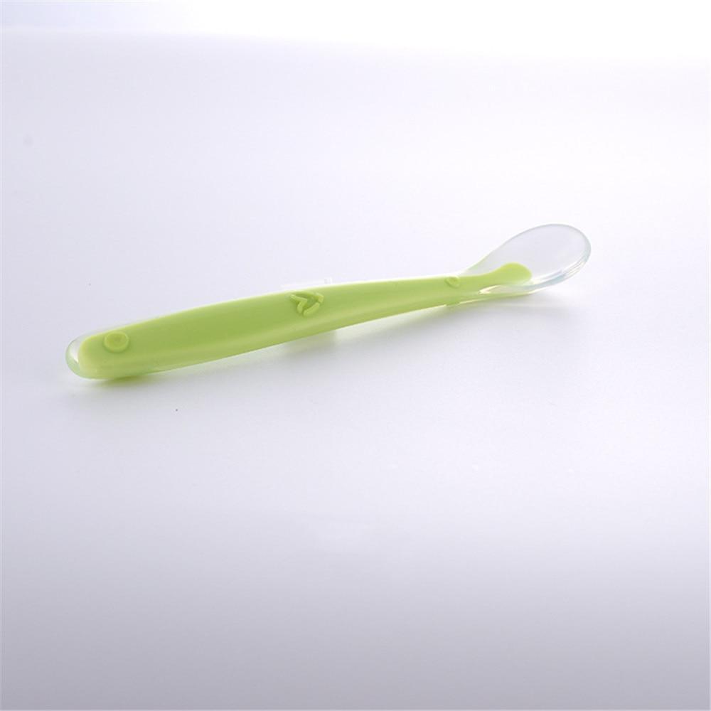 Premium Soft Silicone Baby Feeding Spoons - Candy Color Set