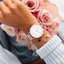 Montre en acier inoxydable ultra fine unisexe